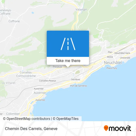 Chemin Des Carrels map