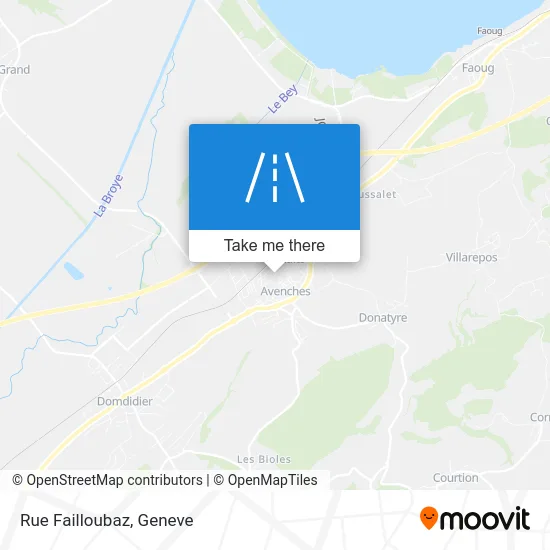 Rue Failloubaz map