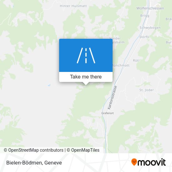 Bielen-Bödmen map