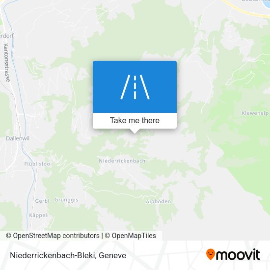 Niederrickenbach-Bleki map