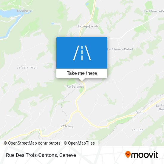Rue Des Trois-Cantons map