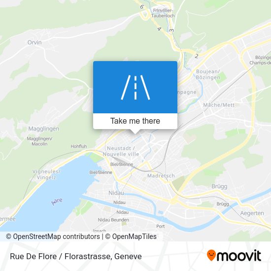 Rue De Flore / Florastrasse map