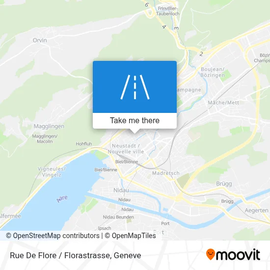 Rue De Flore / Florastrasse map