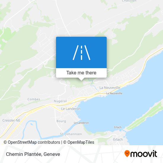 Chemin Plantée map