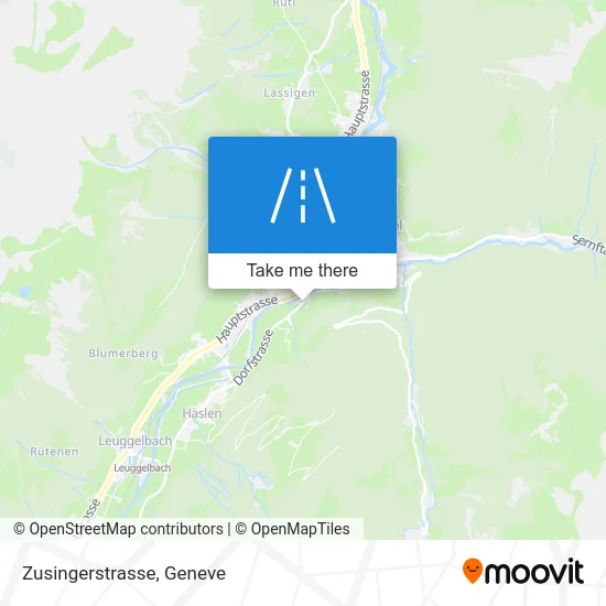 Zusingerstrasse map