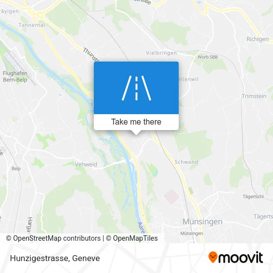 Hunzigestrasse map