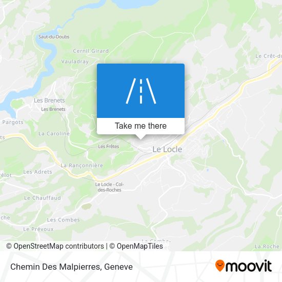 Chemin Des Malpierres map