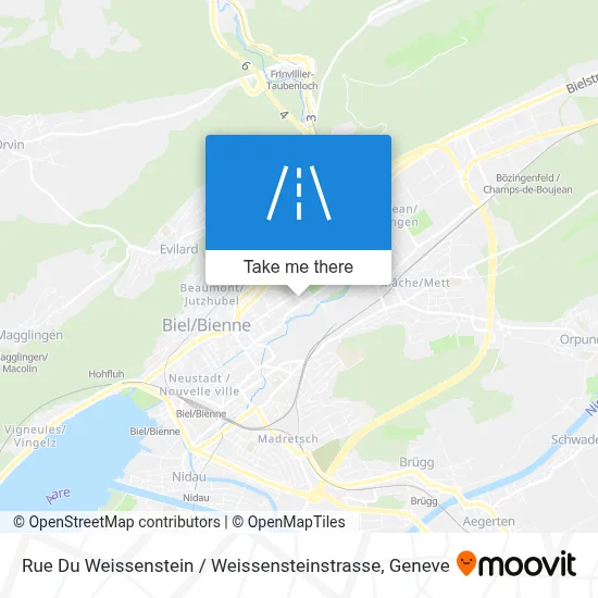 Rue Du Weissenstein / Weissensteinstrasse map