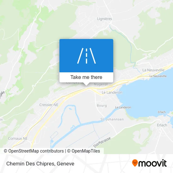 Chemin Des Chipres map