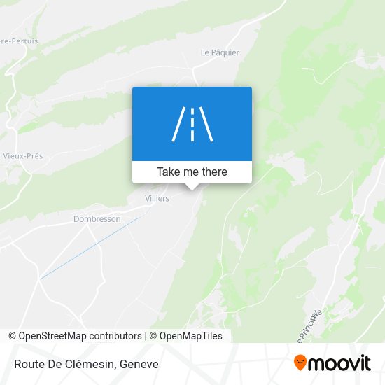 Route De Clémesin map