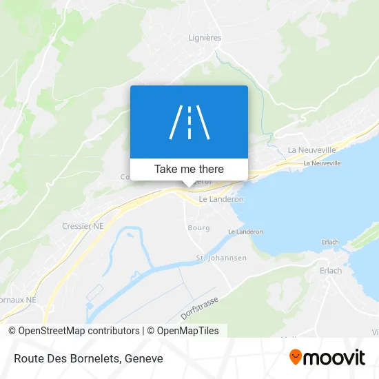 Route Des Bornelets map