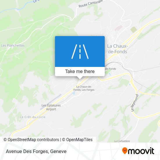 Avenue Des Forges map