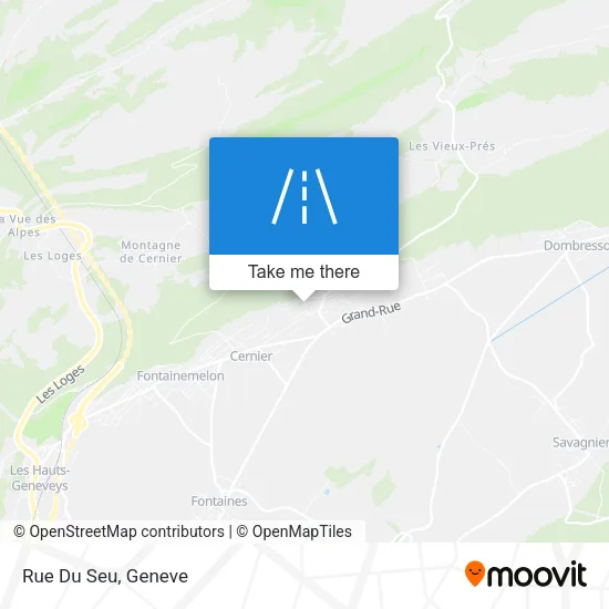 Rue Du Seu map