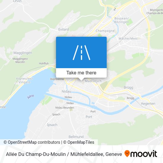 Allée Du Champ-Du-Moulin / Mühlefeldallee map