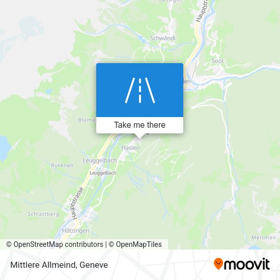 Mittlere Allmeind map