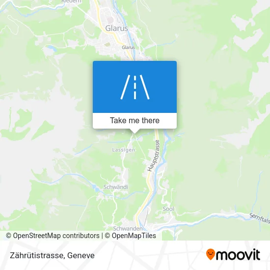 Zährütistrasse map