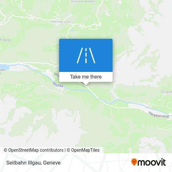 Seilbahn Illgau map