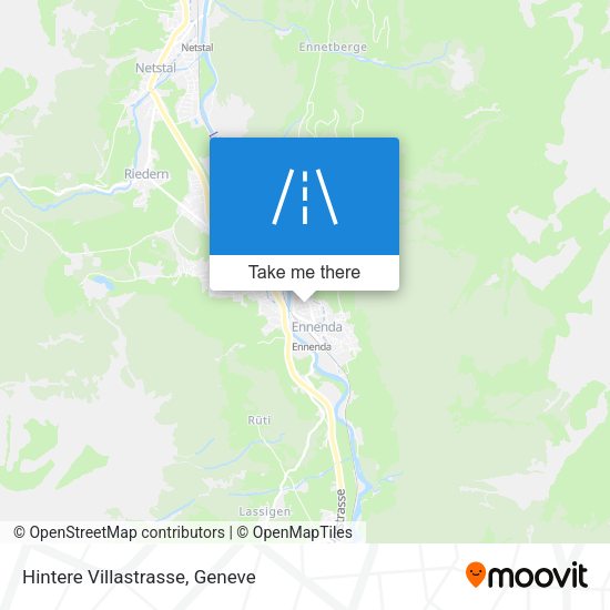 Hintere Villastrasse map