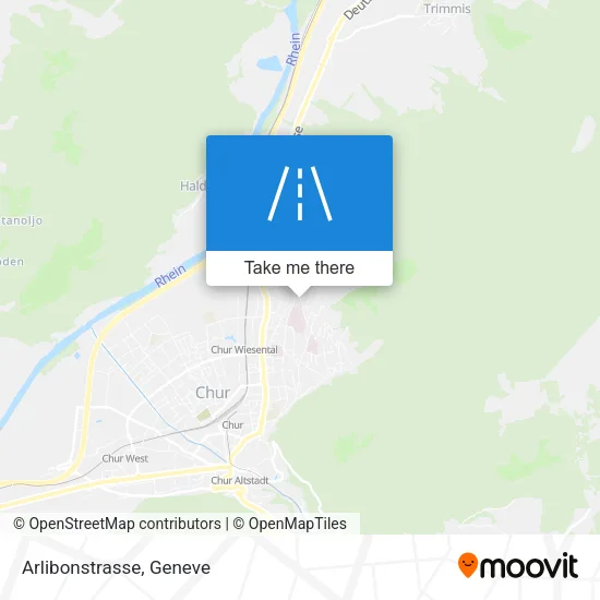 Arlibonstrasse map