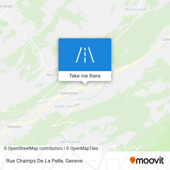 Rue Champs De La Pelle map
