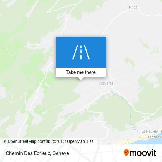 Chemin Des Ecrieux map