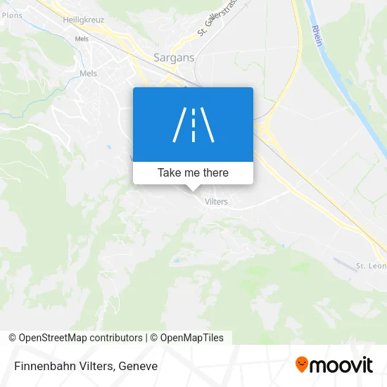 Finnenbahn Vilters plan