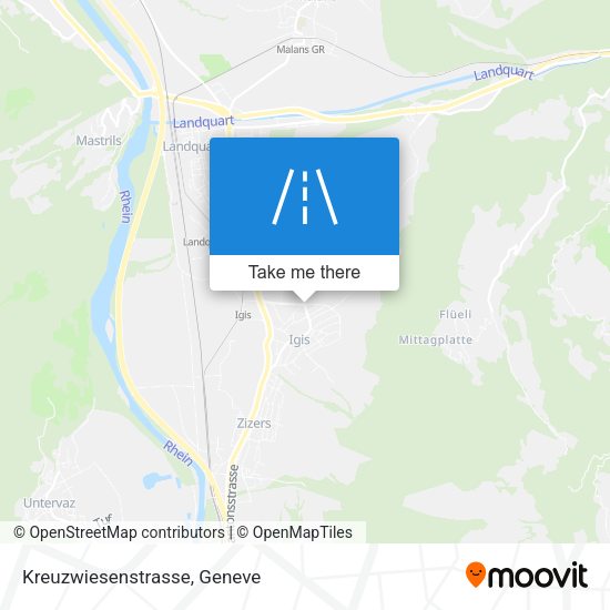 Kreuzwiesenstrasse map