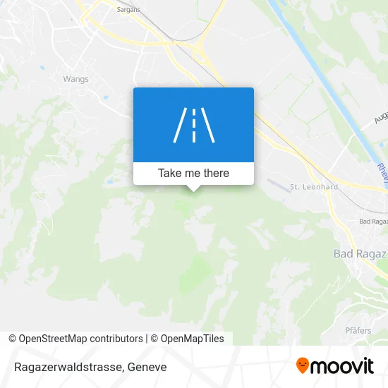 Ragazerwaldstrasse map