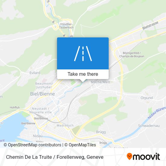 Chemin De La Truite / Forellenweg map
