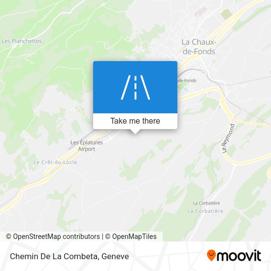 Chemin De La Combeta map