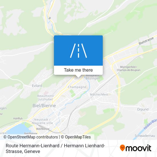 Route Hermann-Lienhard / Hermann Lienhard-Strasse map