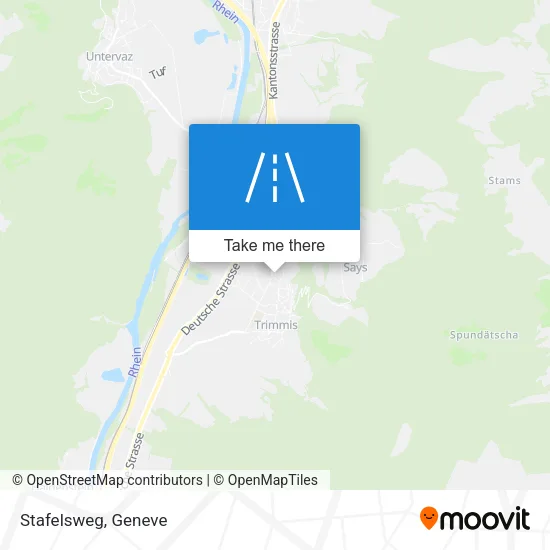 Stafelsweg map