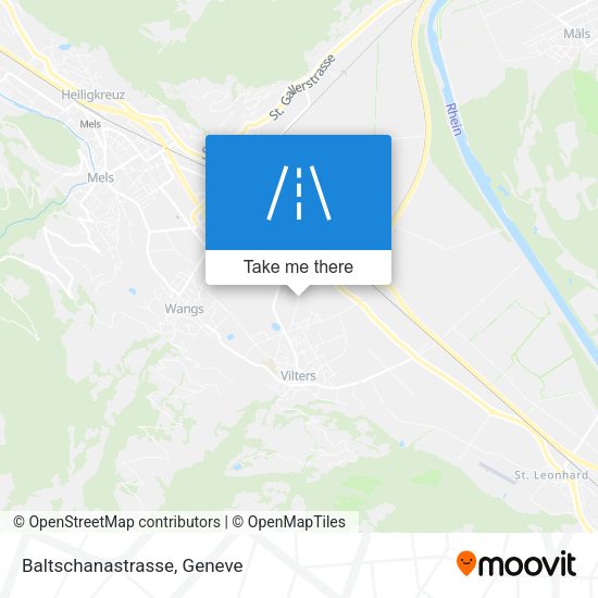 Baltschanastrasse map