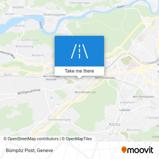 Bümpliz Post map