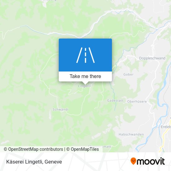 Käserei Lingetli map