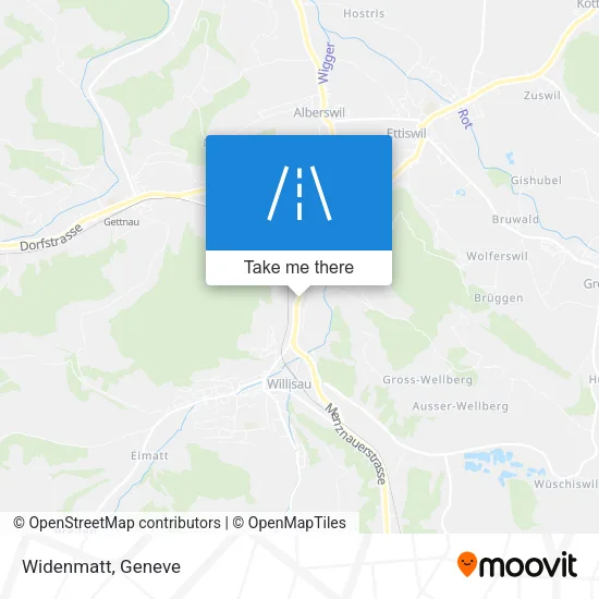 Widenmatt map