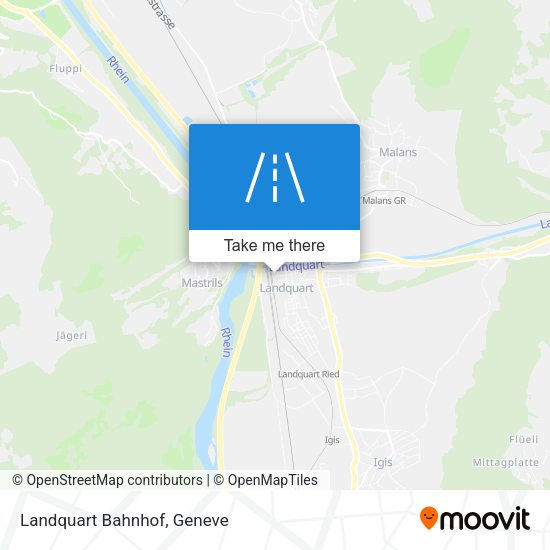 Landquart Bahnhof map
