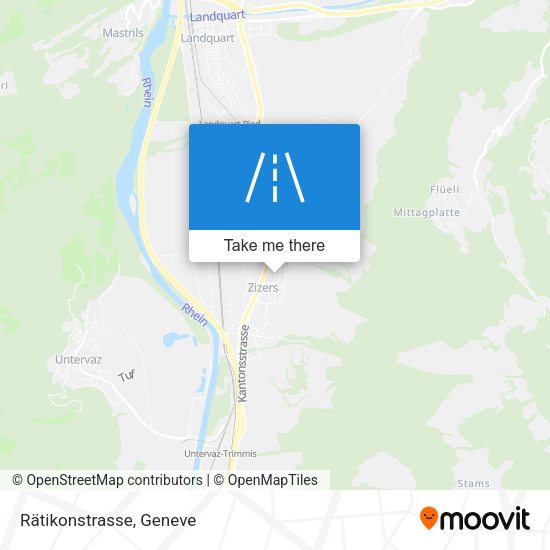 Rätikonstrasse map
