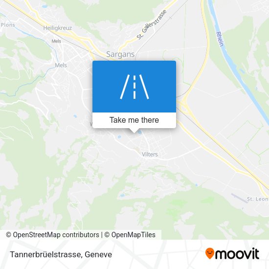 Tannerbrüelstrasse map