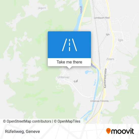 Rüfeliweg map