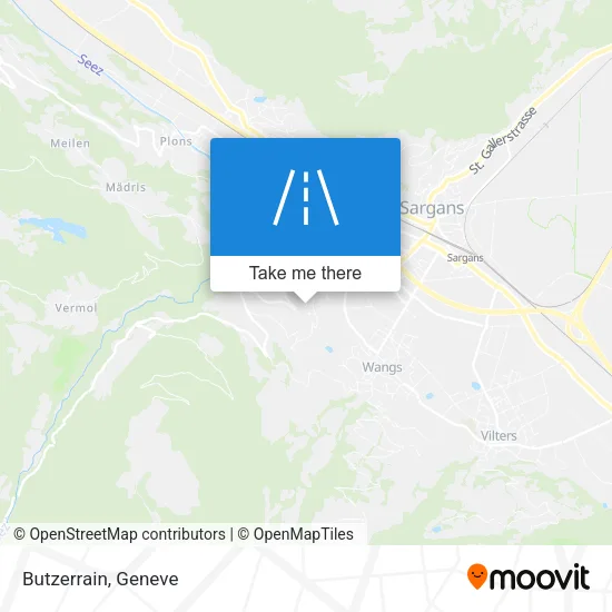 Butzerrain map