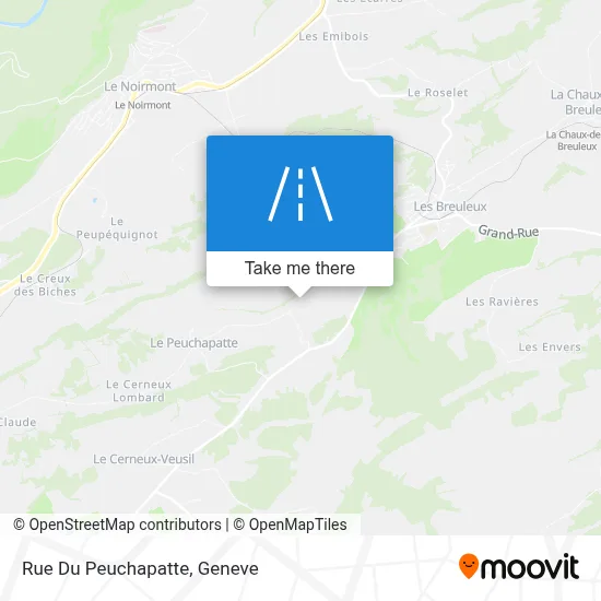 Rue Du Peuchapatte map