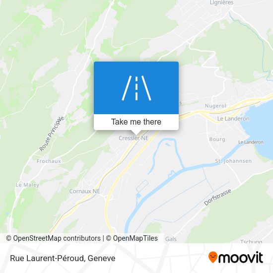 Rue Laurent-Péroud map