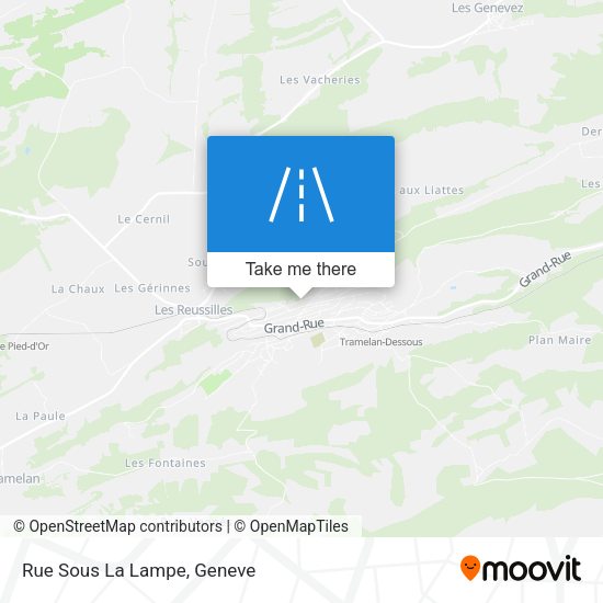 Rue Sous La Lampe map
