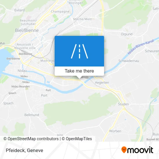 Pfeideck map