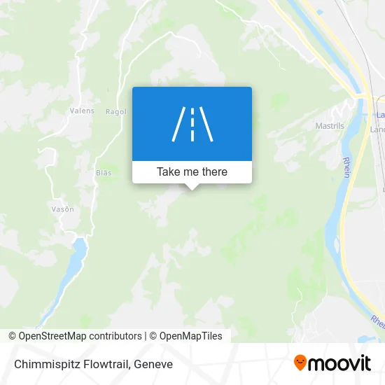 Chimmispitz Flowtrail map