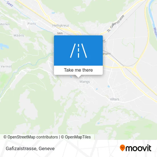 Gafizalstrasse map