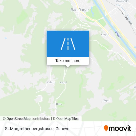 St.Margrethenbergstrasse map