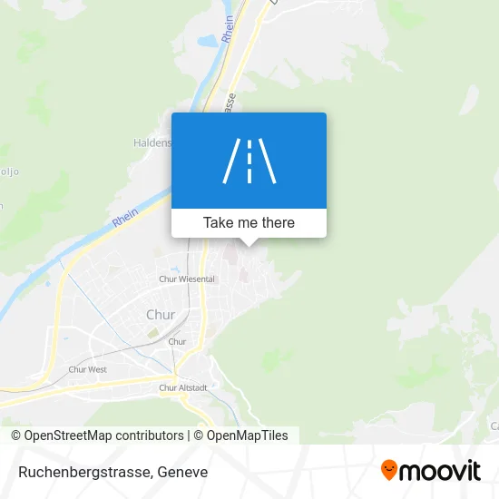 Ruchenbergstrasse map