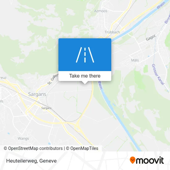 Heuteilerweg map